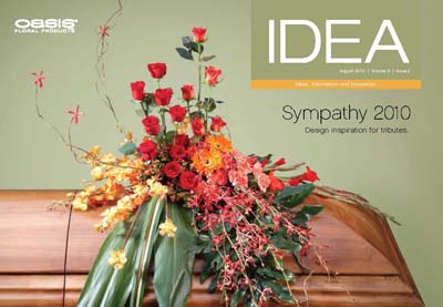 August 2010 Smithers Oasis Funeral and Sympathy Floral Arrangement Design Ideas