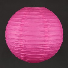 16" RND PAPER LANTERN FUCHSIA