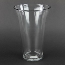 12" RIVIERA VASE 4/CS CLEAR
