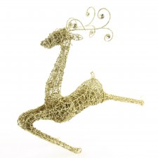 34"FLYING REINDEER W/JEWEL