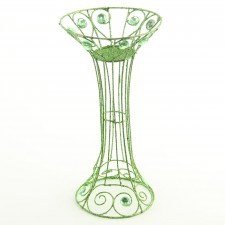 12"GLT/WIRE CANDLE HLDR W/JWL