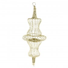 21"GLT.WIRE FINIAL CNDL HLDR