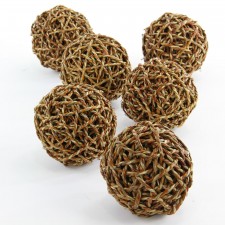5"D ROPE BALL 6PC/PKG