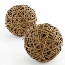 5.75"D STRAW BALL 2PC/PKG