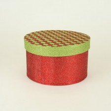 ROUND HAT BOX S1 RED/GREEN