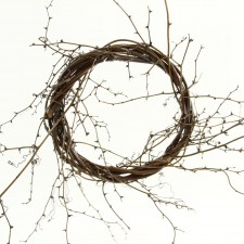 GRAPE VINE WREATH S2 NATURAL