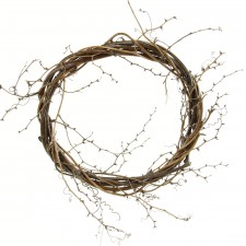 GRAPE VINE WREATH S3 NATURAL