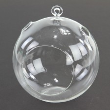 5.5"D HNG BALL CANDLE HOLDER