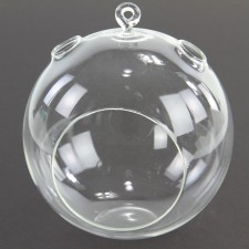 7"D HNG BALL CANDLE HOLDER