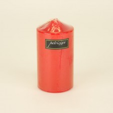 3X6 PILLAR UNSCENTED RED 12/CS