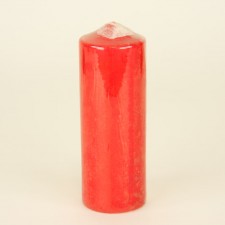 3X9 PILLAR UNSCENTED RED 12/CS
