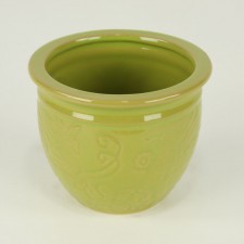 3.5" ROUND VASE S1 GREEN