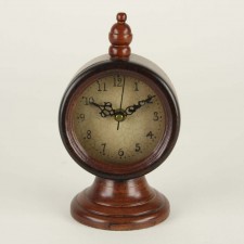 ROUND WOOD CLOCK