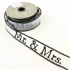 1.5"X10YD ORGANZA WHITE