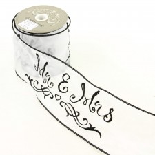 4"X10YD ORGANZA WHITE
