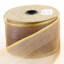 2.5"X25YD GOSSAMER GOLD EDGE