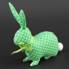 6"DOTS SITTING.RABBIT A4