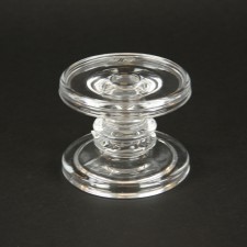 3.5" CANDLE HOLDER CLEAR S1