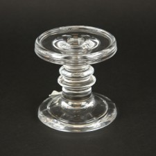 4.5" CANDLE HOLDER CLEAR S2