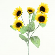 SUNFLOWER SPRAY X5 YELLOW