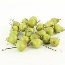 40MM PEAR W/WIRE/HNGR 2DZ/BG