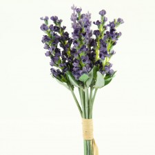12" LAVENDER PICK X8 W/RAFFIA