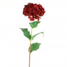 33" HYDRANGEA SPRAY X1 RED/BLA