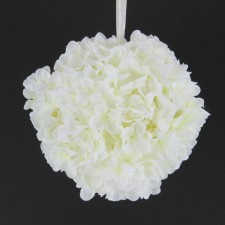 6" HYDRANGEA KISSING BALL CRM