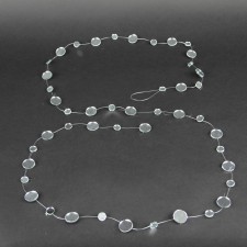 6' MIRROR GARLAND SILVER