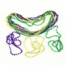 33"VP HRT BEAD NECKLACE 12/BG