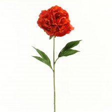30.5" LARGE PEONY W/3LVS ORANG