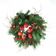 24"AUSTR.PINE WREATH DK.TT GRN