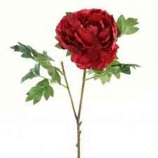 19"PEONY SPRAY RED