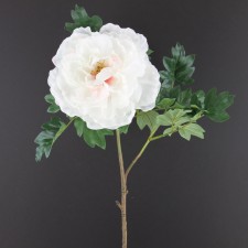 19"PEONY SPRAY WHITE PINK