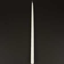 24" TAPER CANDLE 6DZ/CS WHITE
