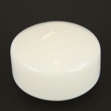 3" DISC FLOAT CANDLE X24 WHT