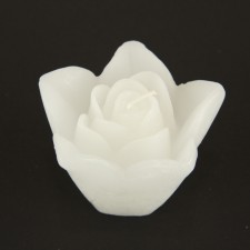 2.75"X2" FLATING ROSE WHITE