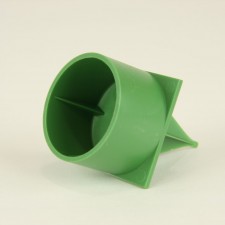 CANDLE HOLDER 1.5" GREEN X1