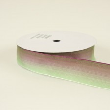 7/8" WIRED OMBRE 10YD GRN/PURP