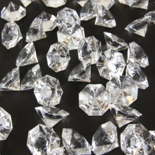 1 1/4"ACRYLIC DIAMOND CLEAR