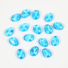 1"ACRYLIC ROCK 18PC/PKG TURQ