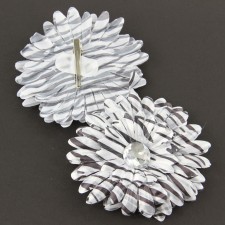 4"ANIMAL PRINT CLIP 12/PKG A4