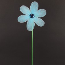 9.25"X29"STONE FLOWER STICK