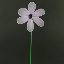 9.25"X29"STONE FLOWER STICK