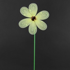 9.25"X29"STONE FLOWER STICK