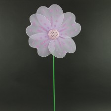 16"X36"FLOWER STICK PURPLE