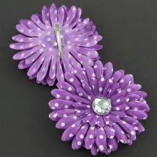 4"RAINBOW FLOWER CLIP 12/PKG