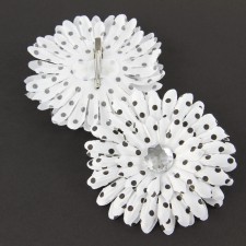 4"RAINBOW FLOWER CLIP 12/PKG