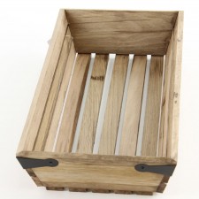 2-BOTTLE WOOD WINE CRATE