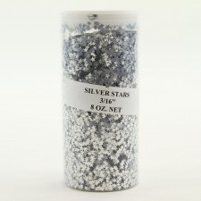 3/16" STARS 1/2LB SILVER